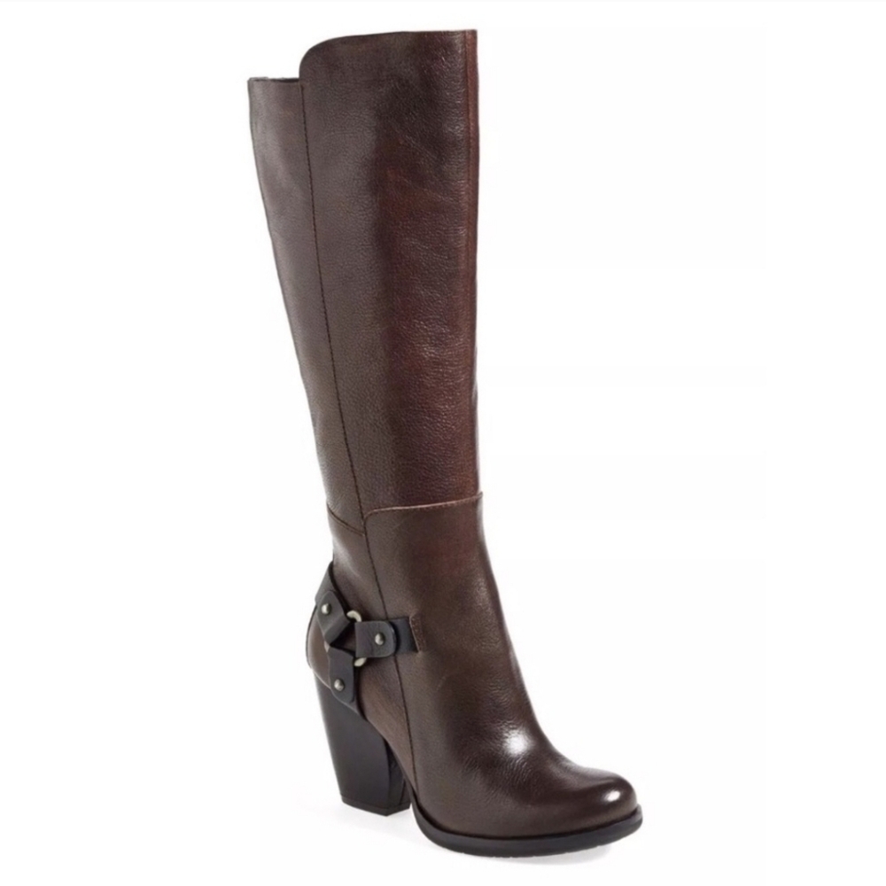 Kork-Ease Olson Harness Tall Leather Riding Boots US 8.5